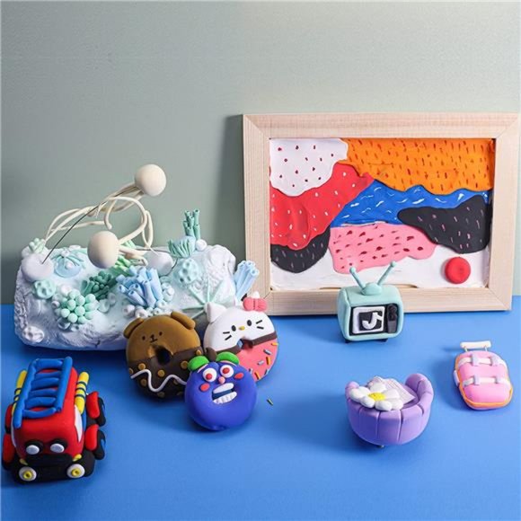 Modeling Clay Kit - 50 Colors Air Dry Magic Clay, Safe and Nontoxic for Kids - Picture 4 of 6